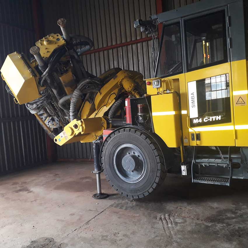 Machine Roger Ith Rigs Simba Epiroc M4C ITH Drill Rig - Abbey Brook Trade Hub
